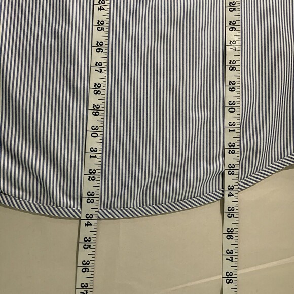 Vineyard Vines Blue White Striped Harbor Belted Tunic S - Picture 9 of 15